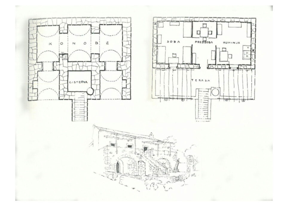 Tipska kuća K2 tlocrt i prikaz